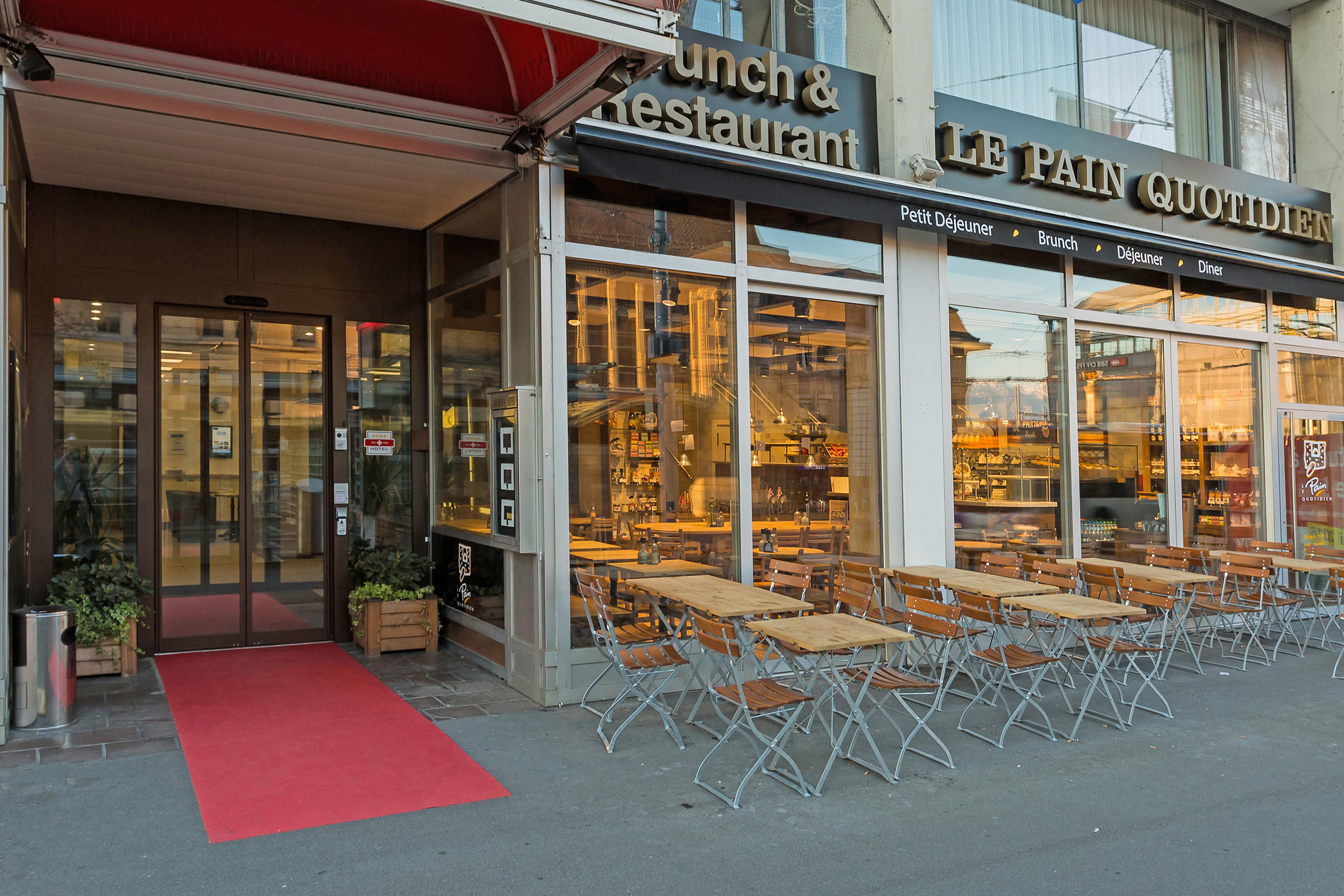 Continental Hotel Lausanne Exterior foto